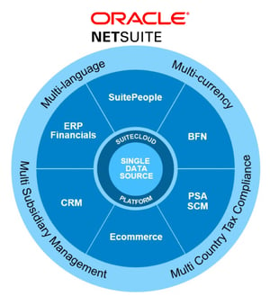 NetSuite Wheel of functions and features